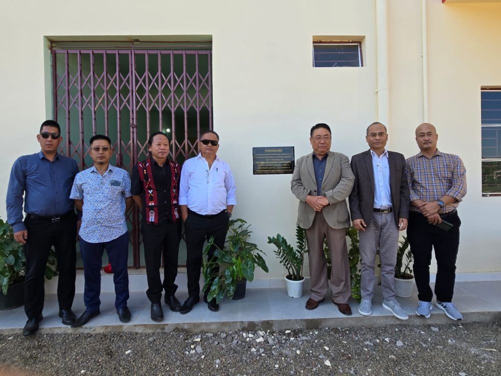 The new excise staff quarter building (Block-VI) was inaugurated by Moatoshi Longkumer, Advisor, Excise, Labour & Employment, Skill Development & Entrepreneurship on November 27.